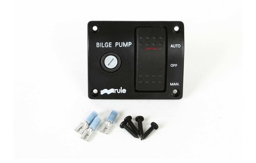 43 Rule DeLuxe Bilgepompschakelpaneel 12V