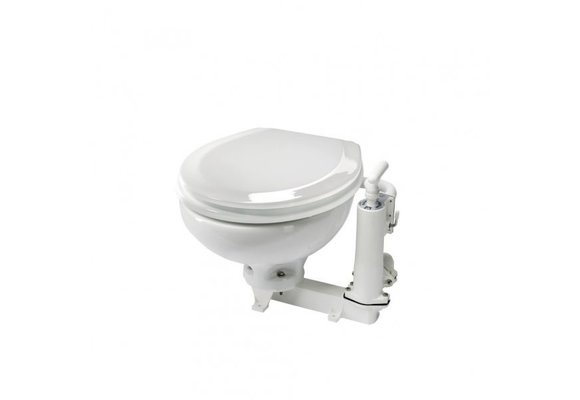 RM69 Handtoilet met houten bril en kleine pot