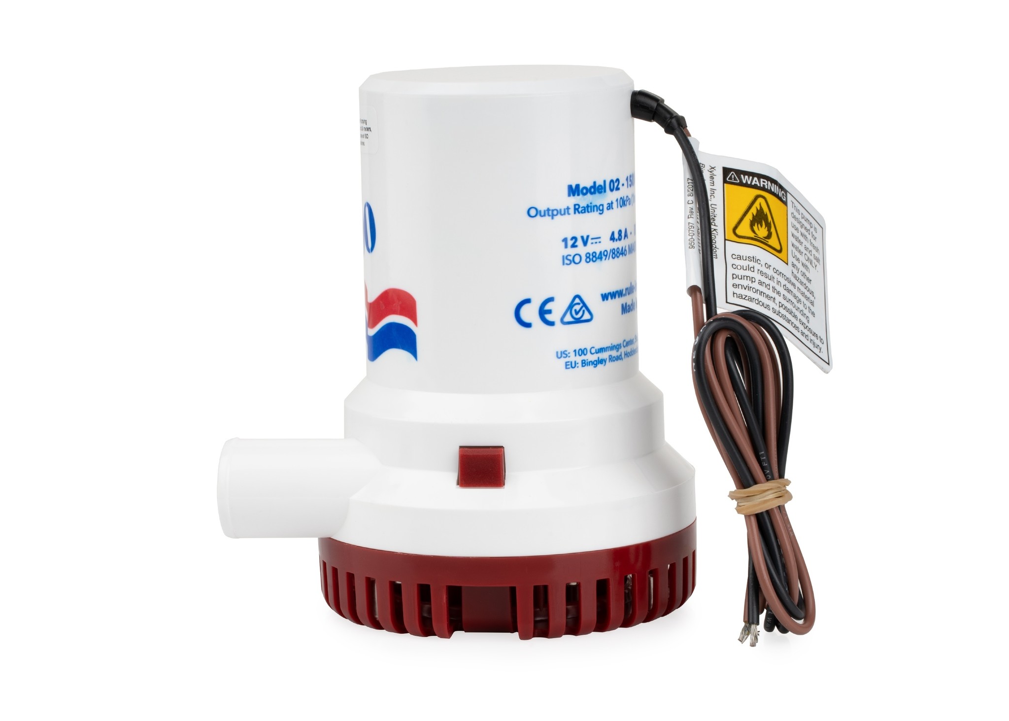 02 Rule 1500 Heavy Duty Bilgepomp 5678 l/u 12V