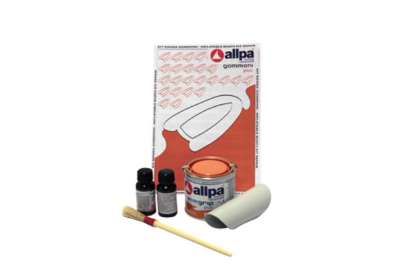 Lijmset 2 componenten voor de rubberboot. PVC