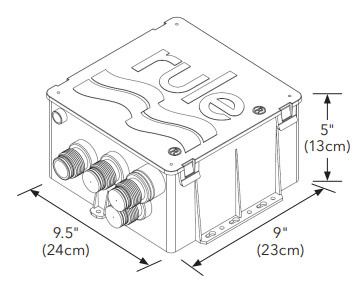 99B Rule Douche Afvoerset 12V 69 l/m