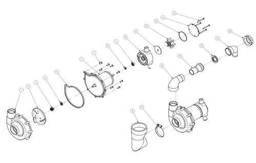 Allpa Porseleine pot laguna