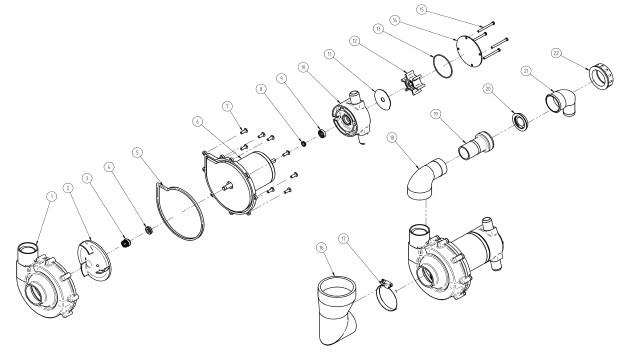 Allpa Porseleine pot laguna