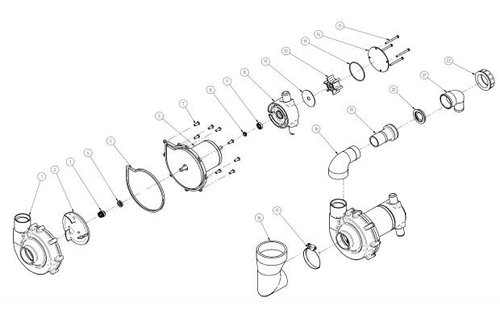 Allpa Porseleine pot laguna