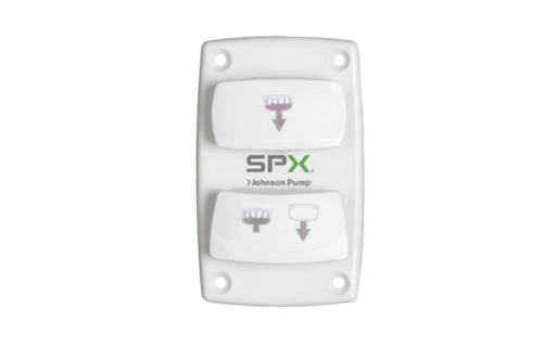 Johnson Pump bedieningspaneel voor scheepstoilet 12V & 24V