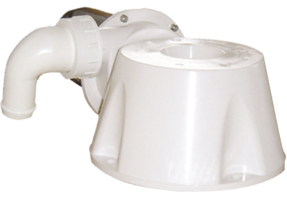 Johnson Pump conversiekit 24V  voor scheepstoilet  voet  90º bocht  motor & hakselaar