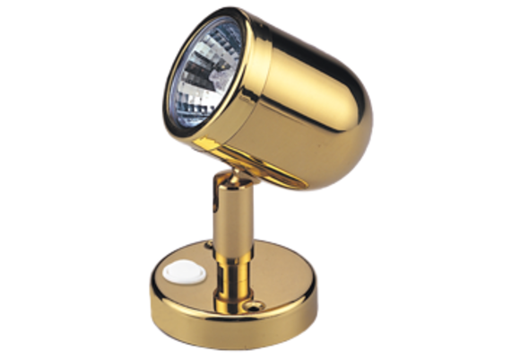 Allpa Messing LED-Wand / Leeslamp (mini), 12V, LED 12x 5Ø, H=109mm