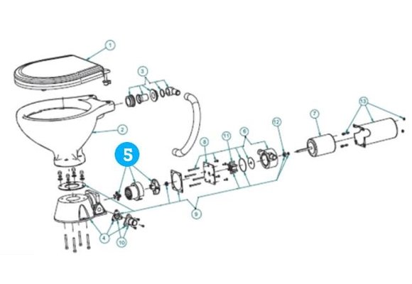 Johnson Pump hakselaar set