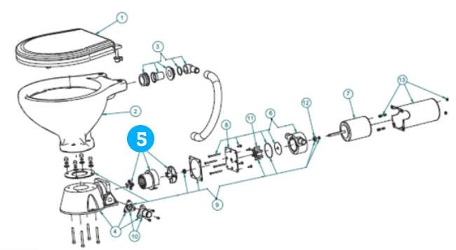 Johnson Pump hakselaar set