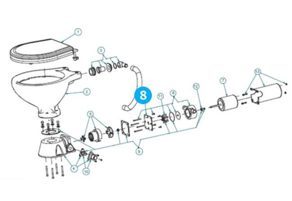 Johnson Pump pompflens