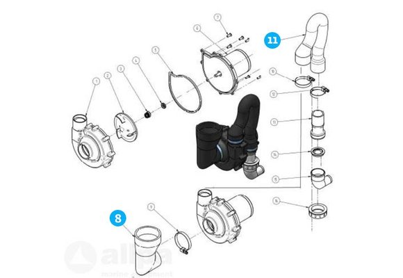 Hose kit  Hydro Laguna  Elektrisch