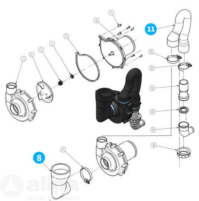 Hose kit Hydro Laguna Elektrisch