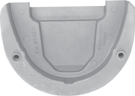 Allpa Aluminium Anode OMC / sterndrive Transom Plate (OEM 984513)