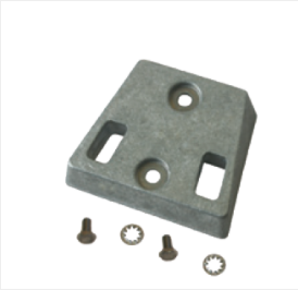 Navalloy Anode transom mount