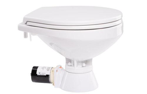 Jabsco Quiet Flush Stil Regular elektrisch toilet 24V | met spoelwaterpomp (37245-4094)