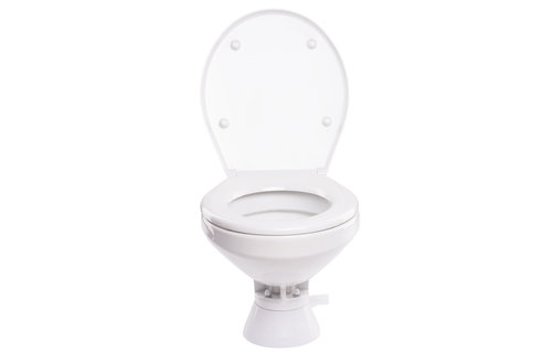 Jabsco Quiet Flush Stil Regular elektrisch toilet 24V | met spoelwaterpomp (37245-4094)