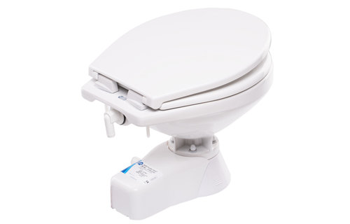 Jabsco Quiet Flush Stil Regular elektrisch toilet 24V | met spoelwaterpomp (37245-4094)
