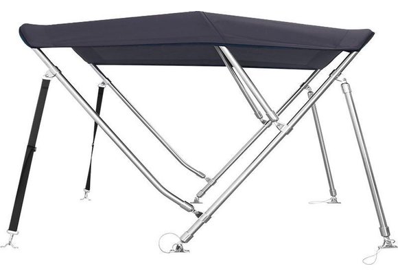 RVS Biminitop Zwart hoogte 91 cm