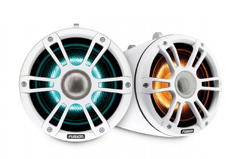 Fusion SG-FLT652SPW 6.5'' Sports White Tower Speaker - CRGBW LED