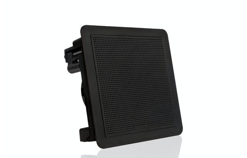 Fusion FM-F77SB Flush Mount Speaker - 7.7" -  Square Black