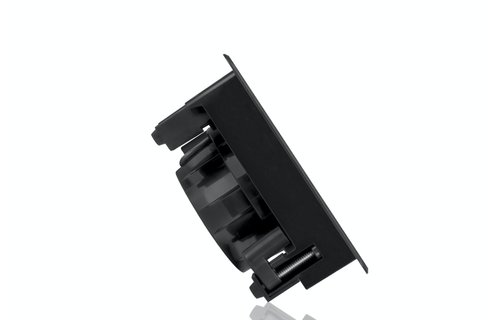 Fusion FM-F77SB Flush Mount Speaker - 7.7" -  Square Black