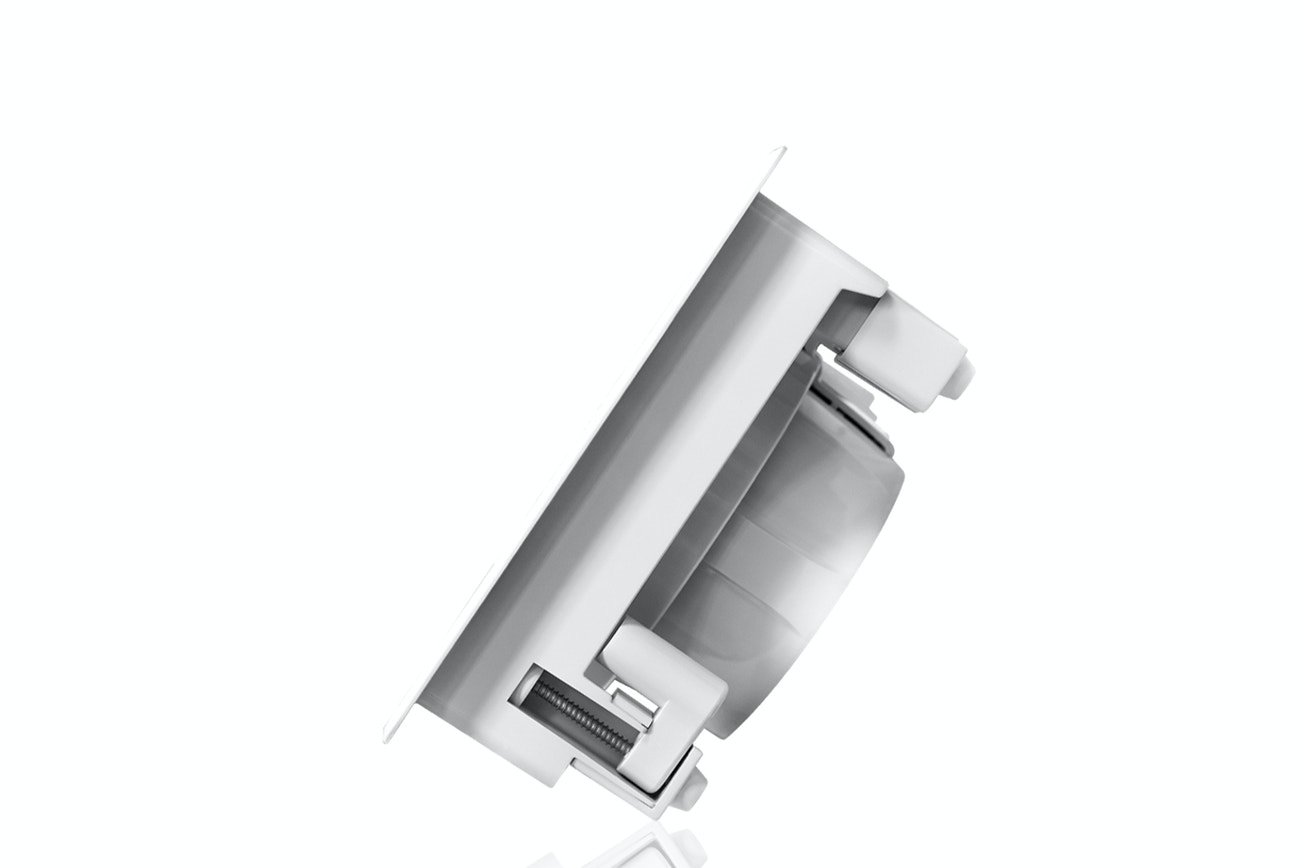 Fusion FM-F77SW Flush Mount Speaker - 7.7" -  Square White