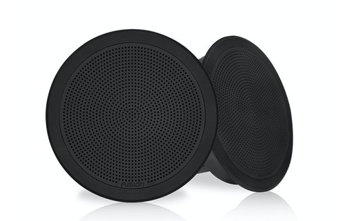 Fusion FM-F77RB Flush Mount Speaker - 7.7" - Round Black