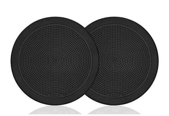 Fusion FM-F77RB Flush Mount Speaker - 7.7" -  Round Black