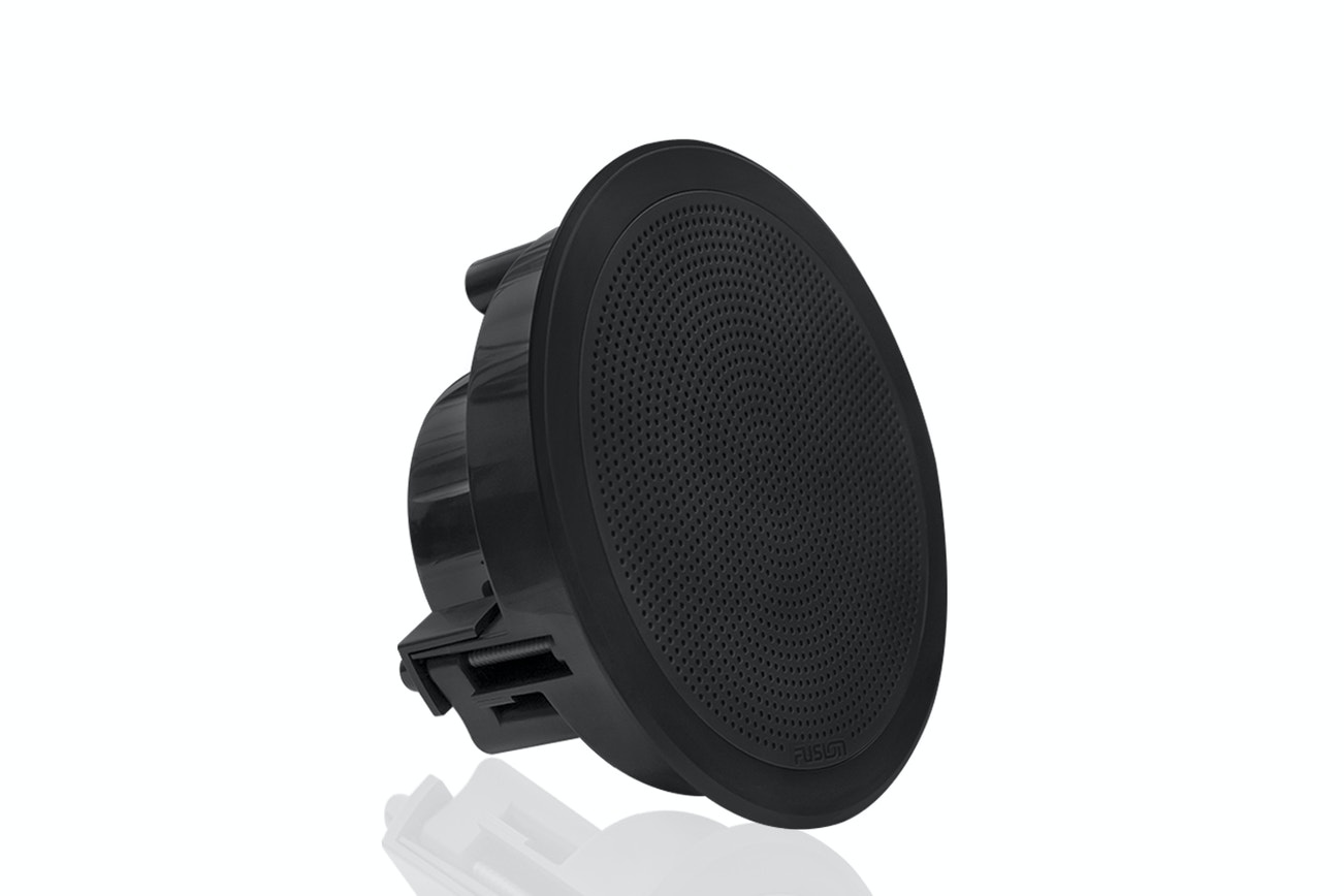 Fusion FM-F65RB Flush Mount Speakers - 6.5" -  Round Black