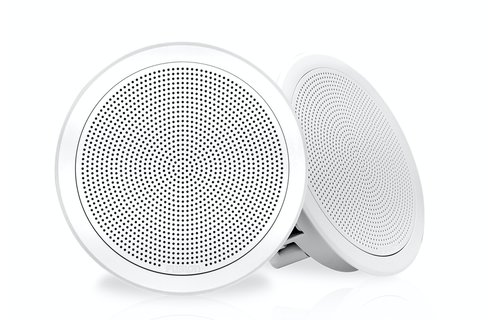 Fusion FM-F77RW Flush Mount Speaker - 7.7" -  Round White