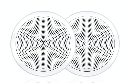 Fusion FM-F77RW Flush Mount Speaker - 7.7" -  Round White