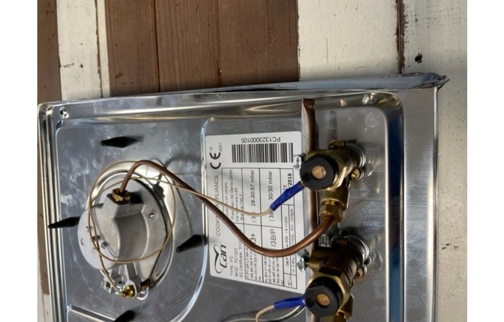 Allpa - Gaskomfoor RVS / 3 branders