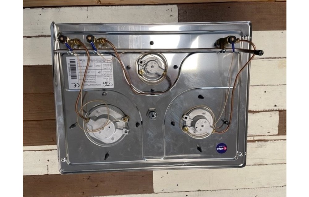 Allpa - Gaskomfoor RVS / 3 branders