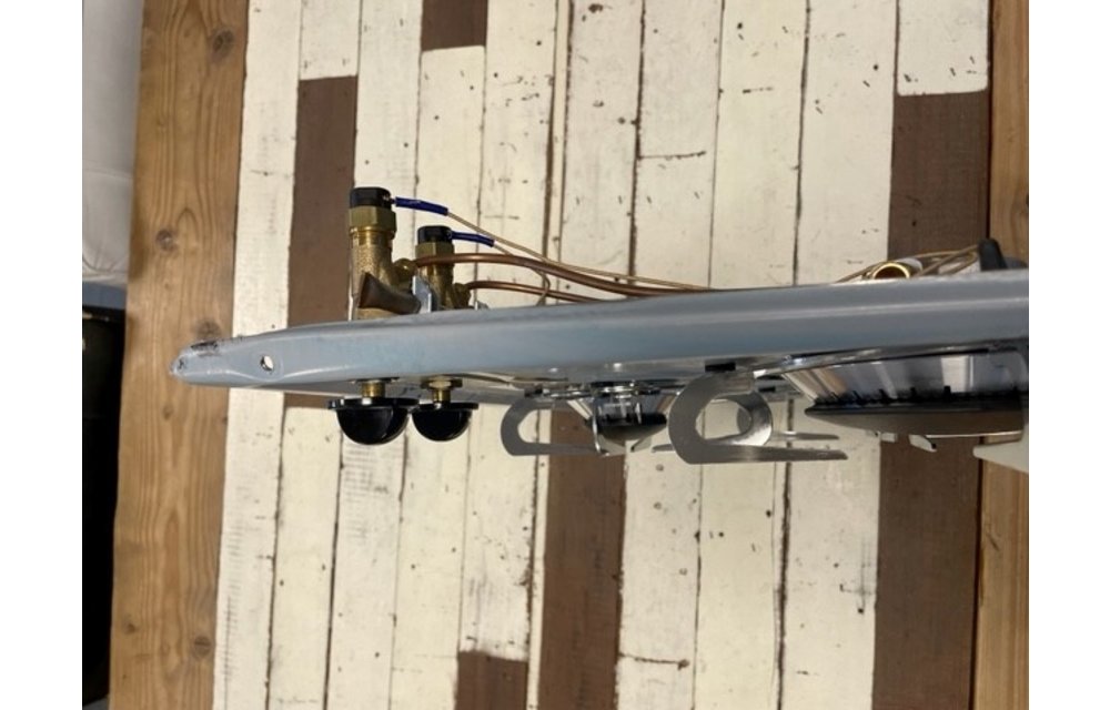 Allpa - Gaskomfoor RVS / 3 branders