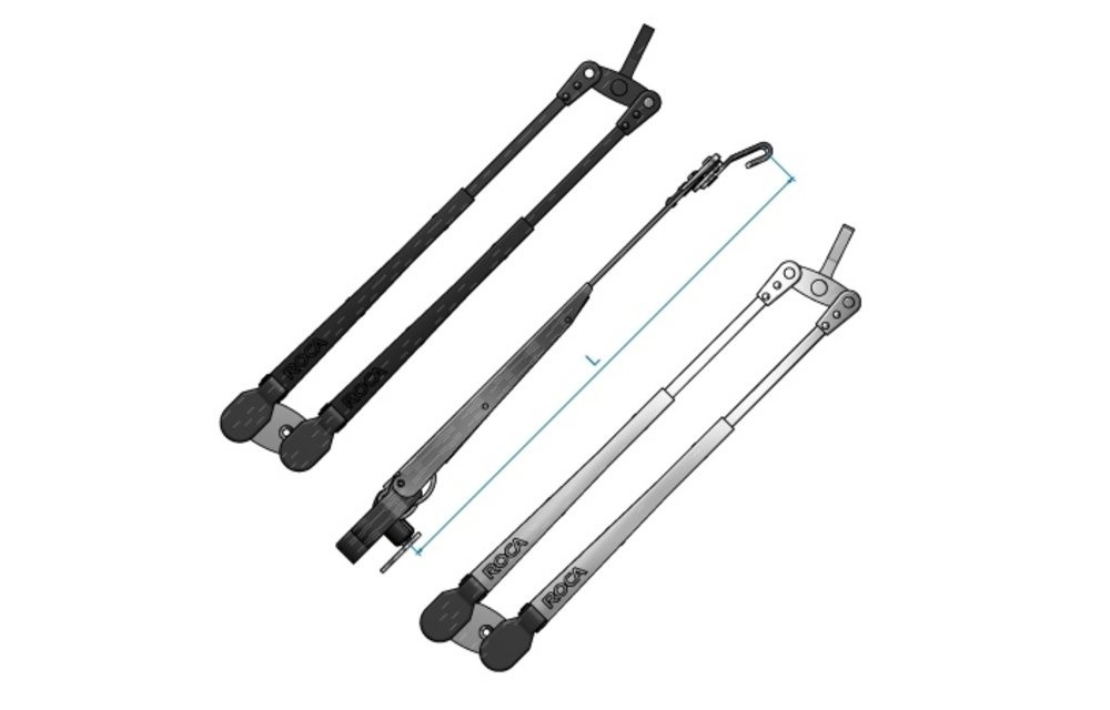 Roca Parallelarm W10/12 - 324-462mm 304SS Electro Polished