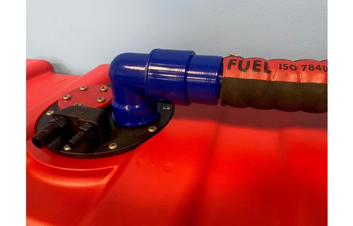 Kunststof inbouw brandstoftank 55 liter