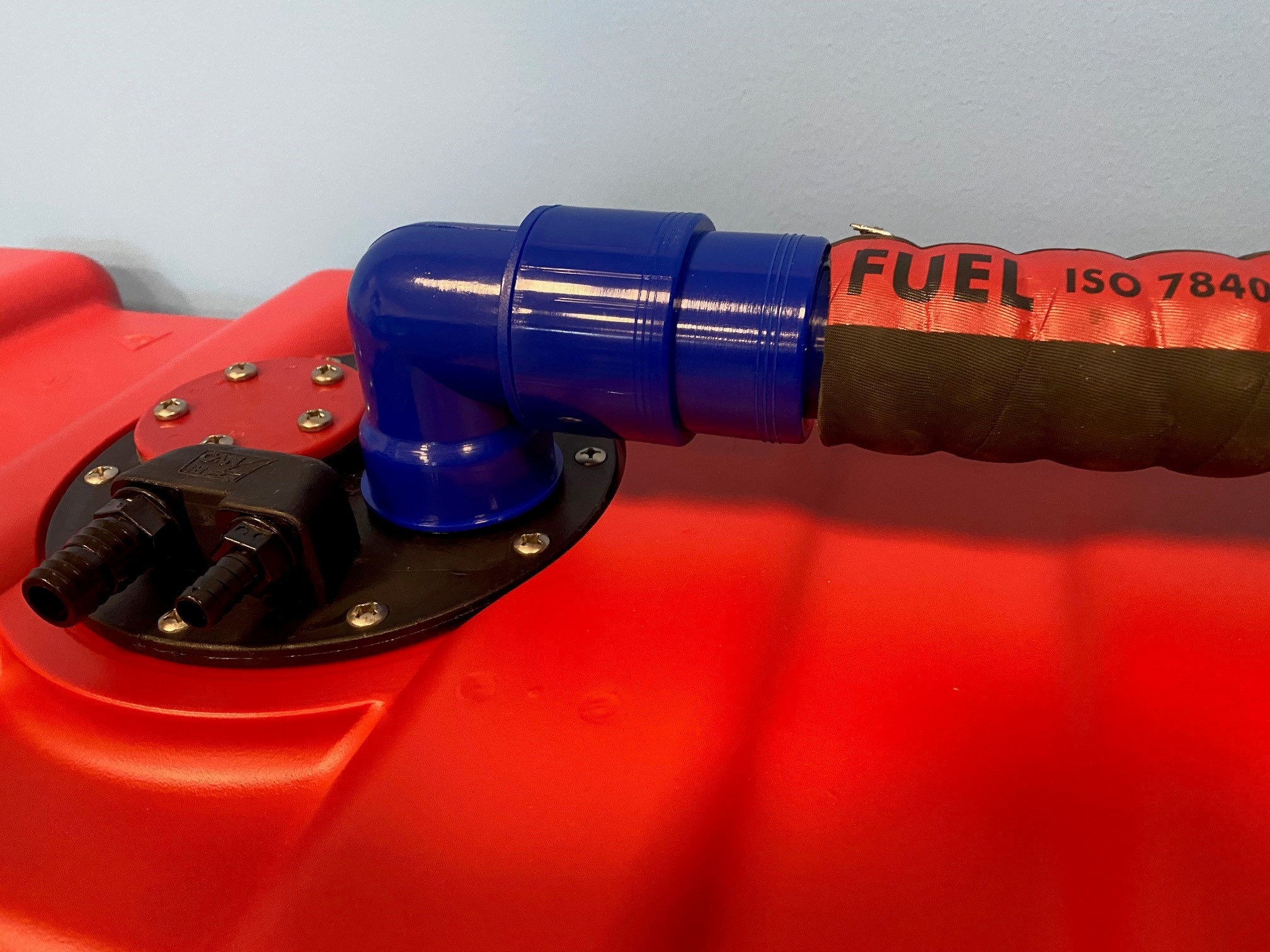 Kunststof inbouw brandstoftank 55 liter