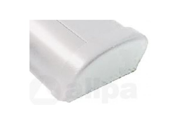 Allpa PVC eindkap  wit