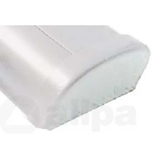Allpa PVC eindkap  wit