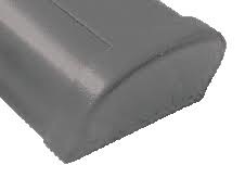 Allpa PVC eindkap  grijs