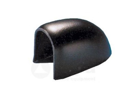 Allpa ABS-eindstuk voor stootlijst Radial 52 & 65  zwart