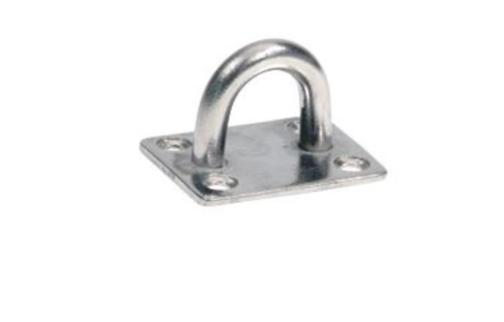 Allpa RVS oogplaat 38 5x48mm Ø8mm