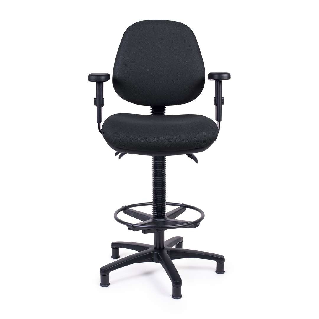 Stuurstoel Alure | Zwart kunststof voet