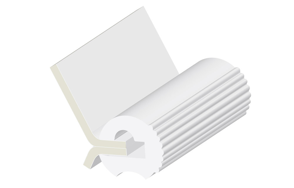 Allpa Profiel L28 B=25mm wit (50m)