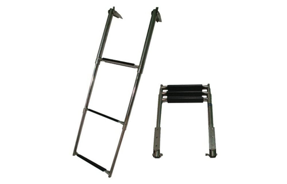 Allpa RVS Telescopische zwemtrap 3-treden max. buis Ø32mm