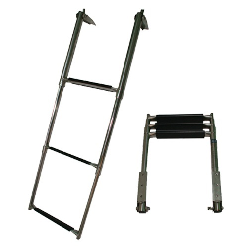 Allpa RVS Telescopische zwemtrap  3-treden max. buis Ø32mm