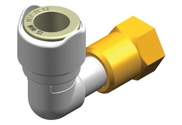 Whale Bocht adapter 90 1/2" BSP - female 15mm (2ST)  (WX1531)