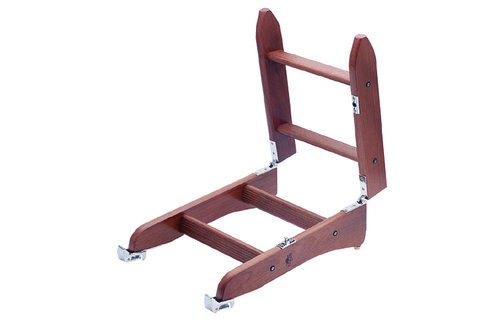 Zwemtrap hout 4 treden 90cm