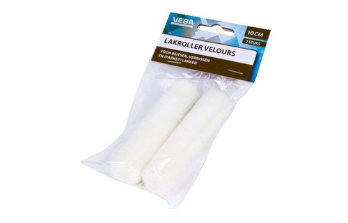 Verfrol velours 10cm (2 stuks)