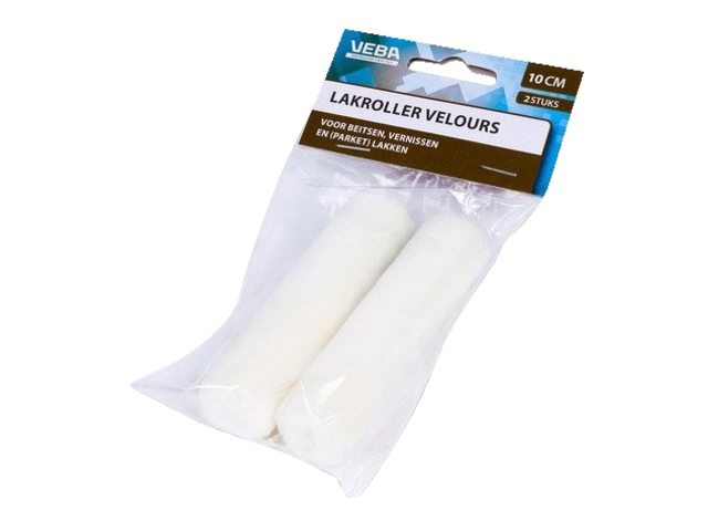 Verfrol velours 10cm (2 stuks)